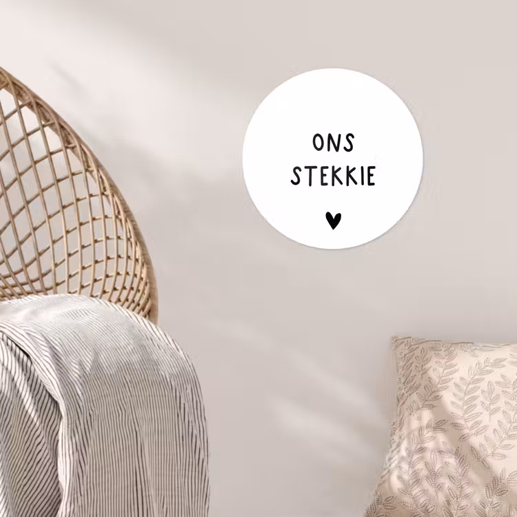 Behangcirkel - Ons stekkie - Spreuken - Quotes — 5