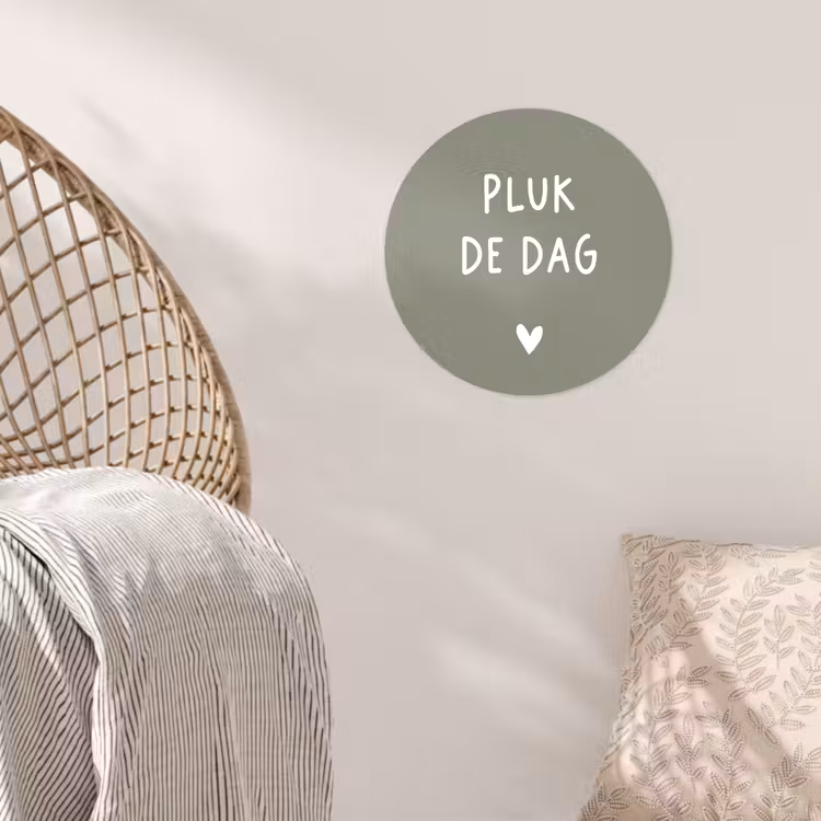 Behangcirkel - plukdedag-groen — 5
