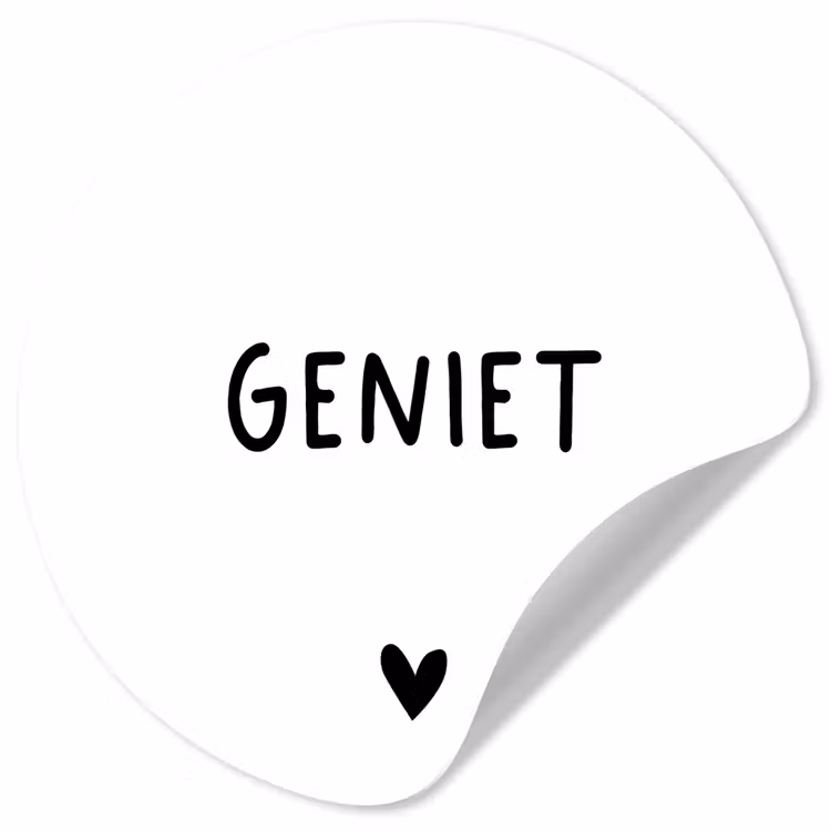 Behangcirkel - Spreuken - Geniet - Quotes — 1