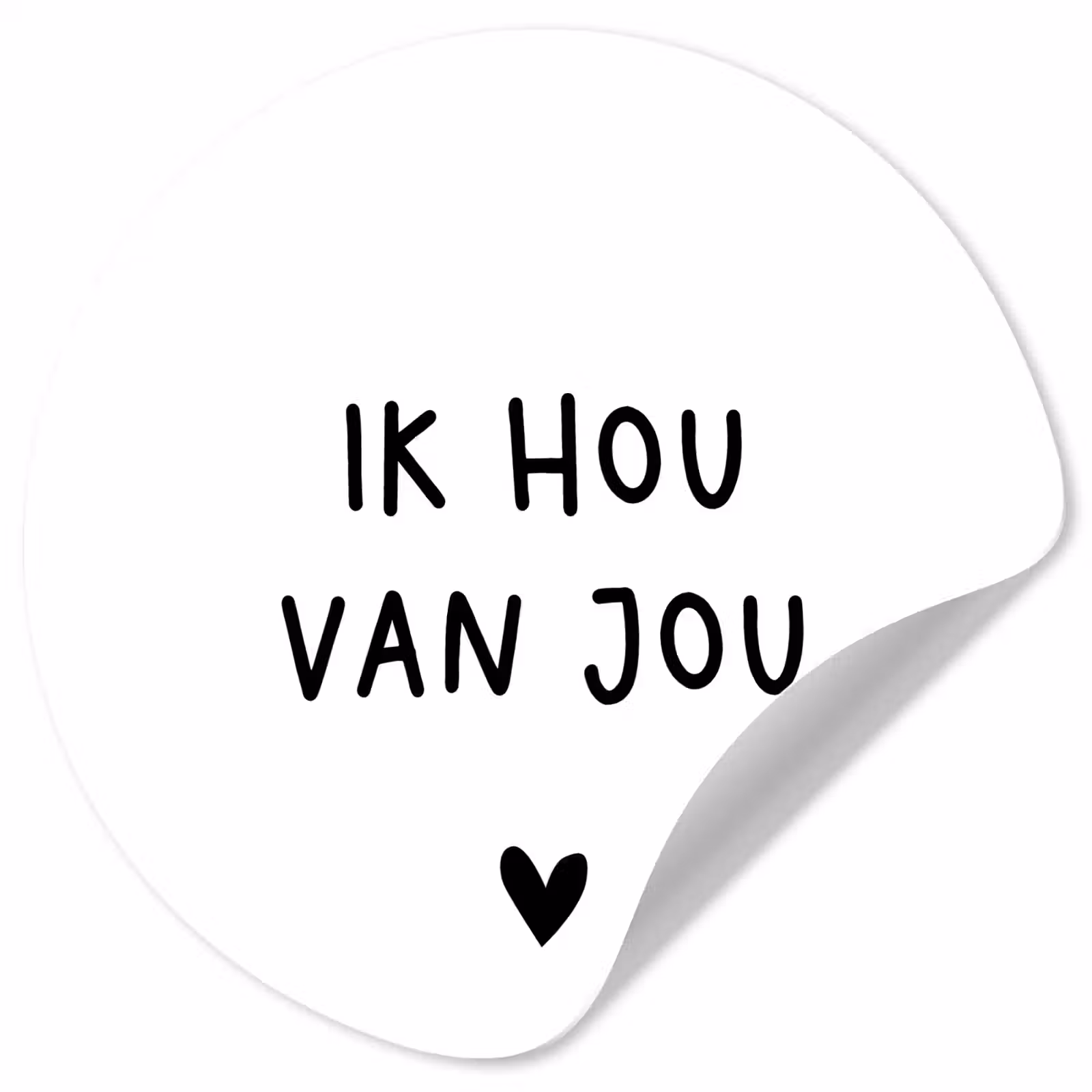 Behangcirkel - Spreuken - Ik hou van jou - Quotes — 1