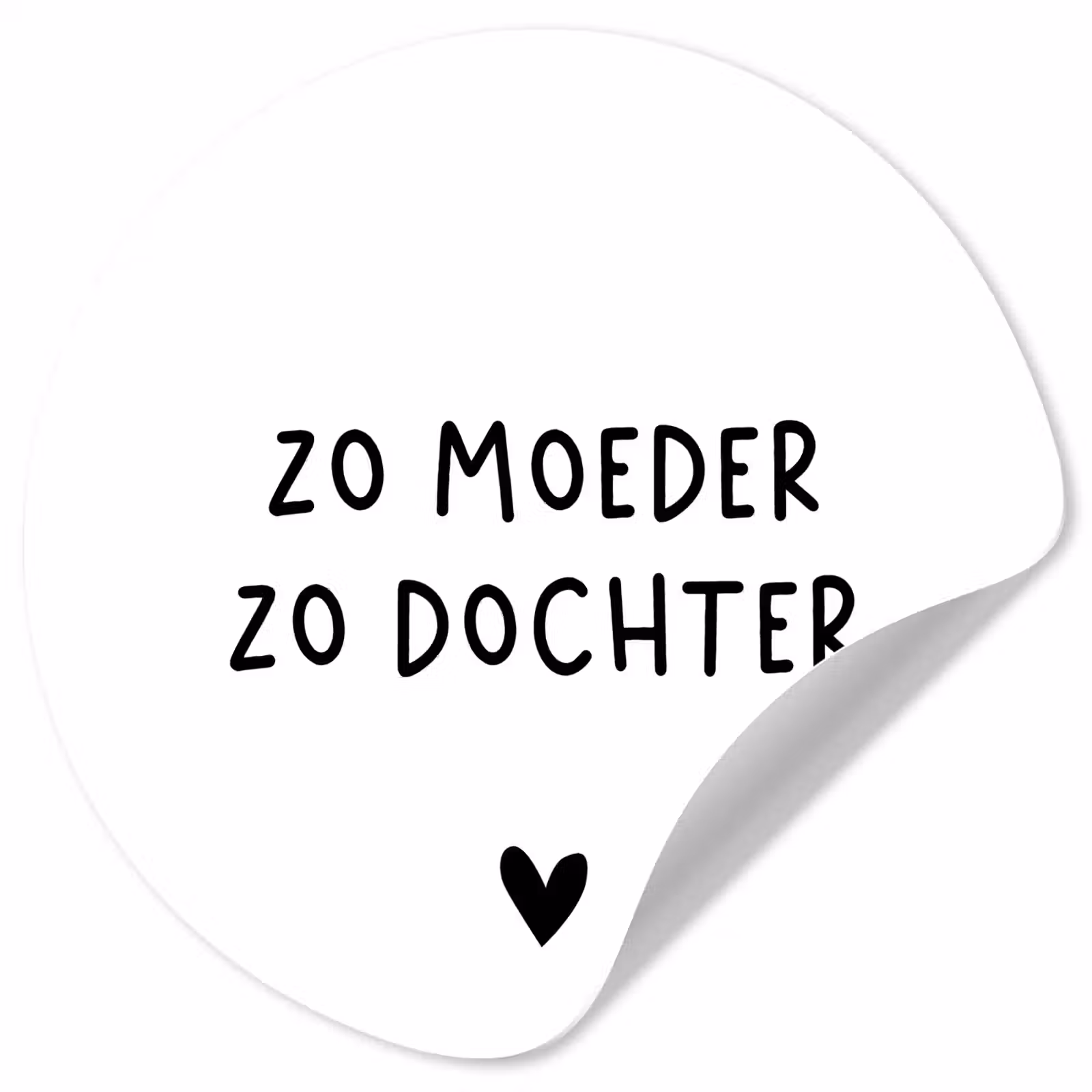 Behangcirkel - Spreuken - Zo moeder zo dochter - Quotes - Mama - Dochter — 1