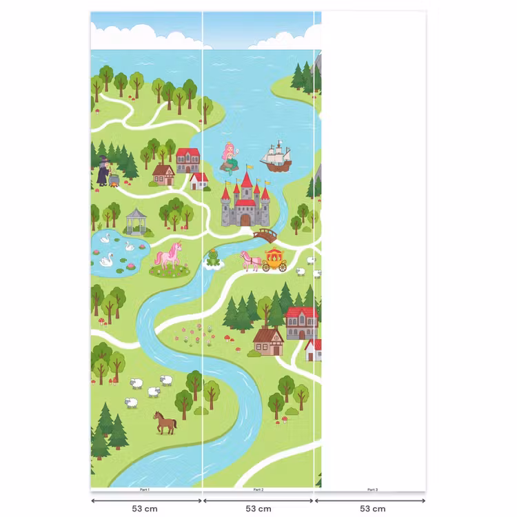 Behang - Kasteel - Fantasie - Cartoon — 6