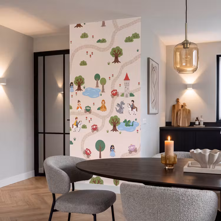 Behang - Kasteel - Sprookje - Kinder — 5