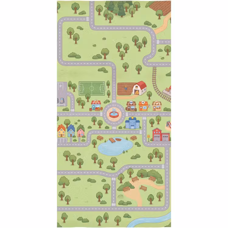 Behang - Plattegrond - Dorp - Kind — 2