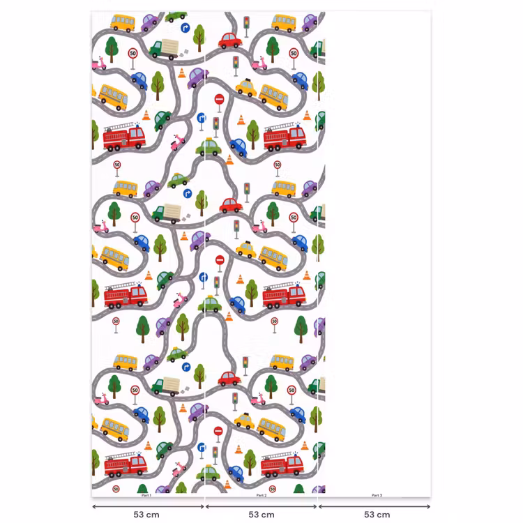 Behang - Voertuig - Weg - Patroon — 6