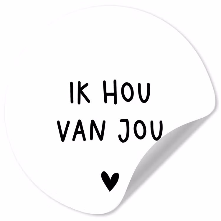 Behangcirkel - Spreuken - Ik hou van jou - Quotes — 1