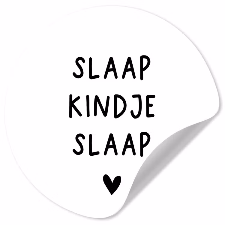 Behangcirkel - Spreuken - Quotes - Slaap kindje slaap — 1