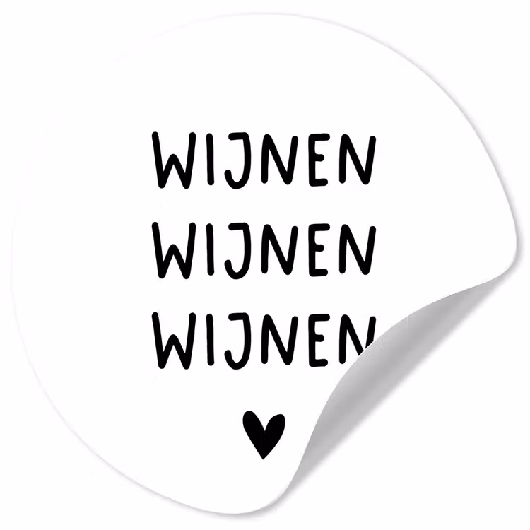 Behangcirkel - Wijnen wijnen wijnen - Spreuken - Quotes — 1