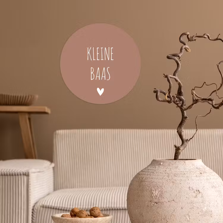 Behangcirkel - Spreuken - Quotes - Kleine baas — 2