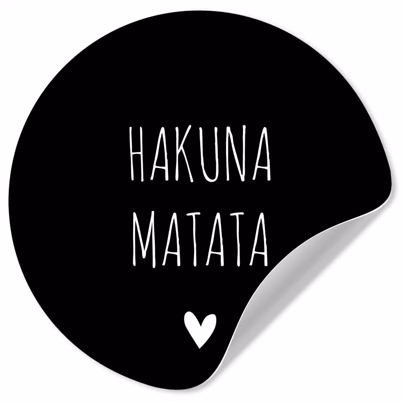 Behangcirkel - Spreuken - Hakuna matata - Quotes — 1