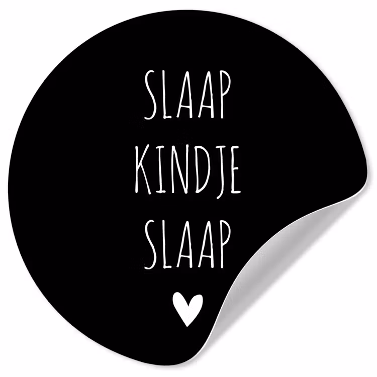 Behangcirkel - Quotes - Slaap kindje slaap - Spreuken — 1