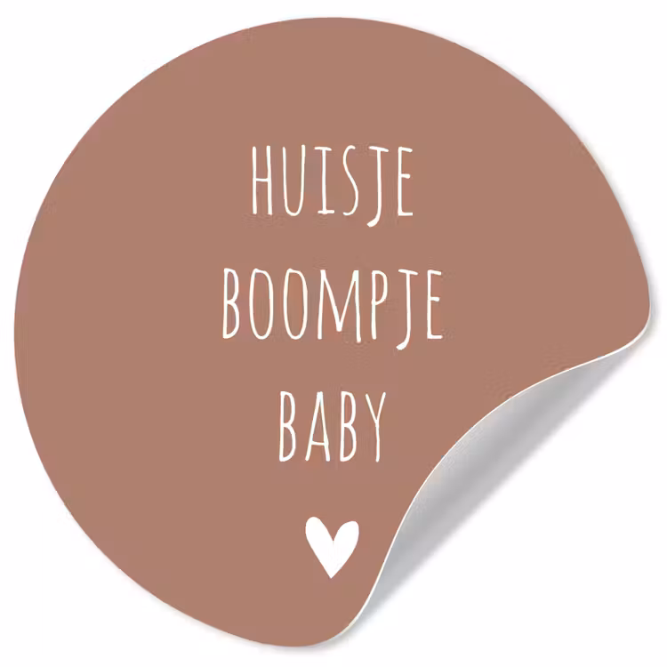 Behangcirkel - Quotes  - Spreuken - Huisje boompje beestje — 1