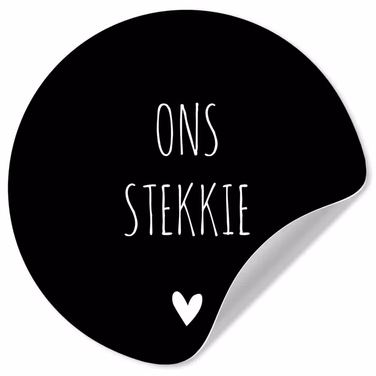 Behangcirkel - Quotes - Stekkie - Ons stekkie — 1