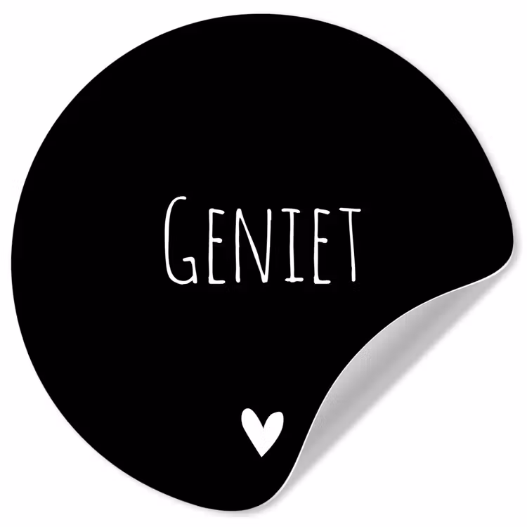 Behangcirkel - Spreuken - Quotes - Geniet — 1