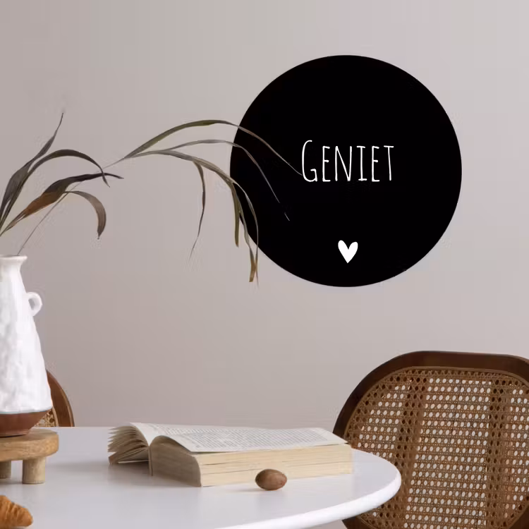 Behangcirkel - Spreuken - Quotes - Geniet — 4