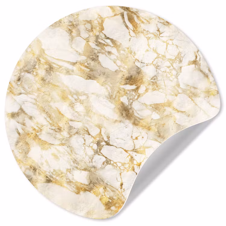 Behangcirkel - Warm - Gouden - Marmer - Patroon — 1