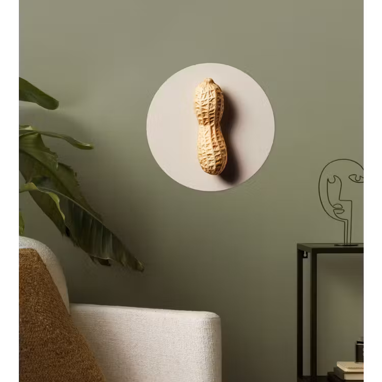 Behangcirkel - Pinda - Ruw - Beige — 3