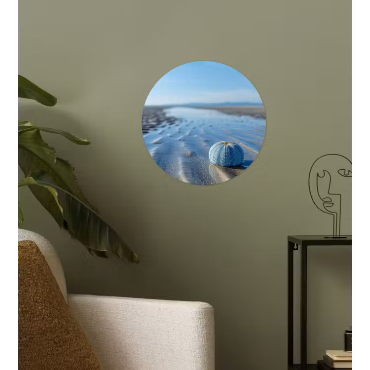 Behangcirkel - Strand - Schild - Water - Blauw — 3