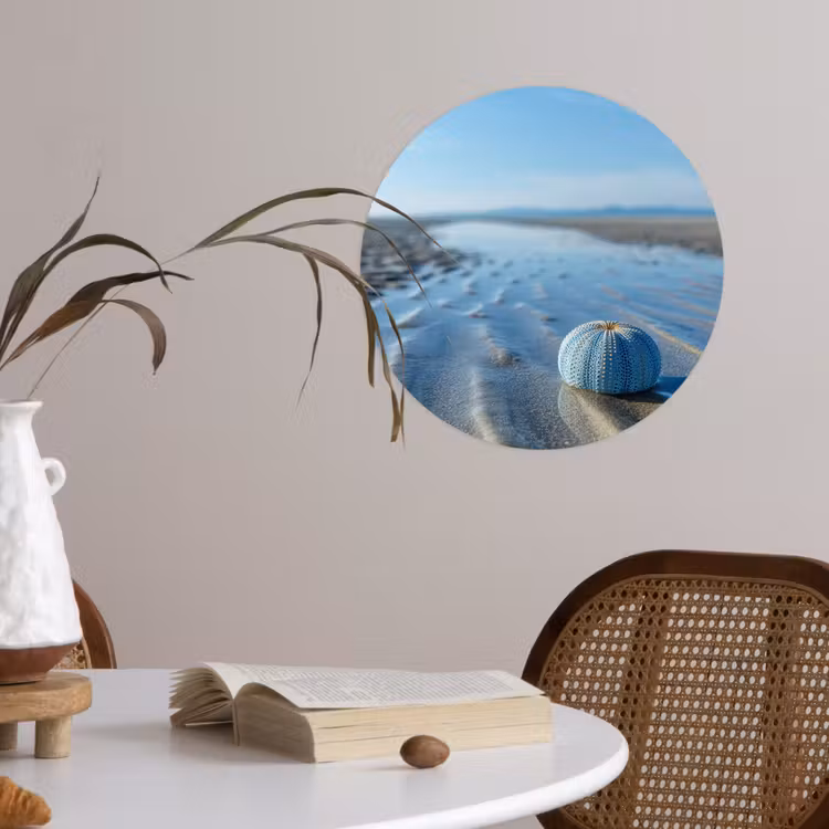 Behangcirkel - Strand - Schild - Water - Blauw — 4