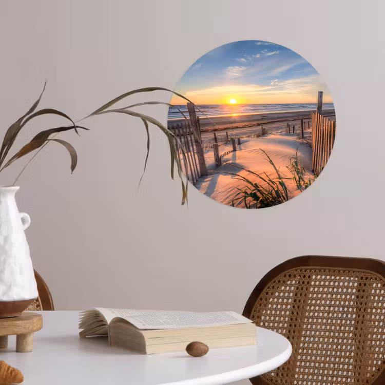 Behangcirkel - Strand - Zee - Duin - Zonsondergang - Landschap — 4