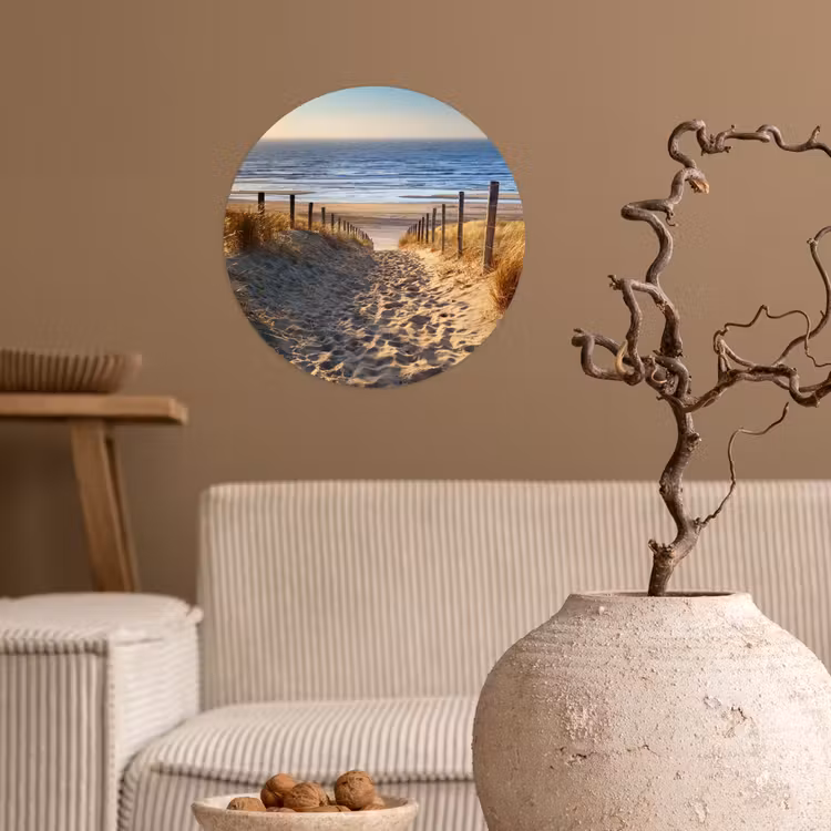 Behangcirkel - Strand - Zee - Nederland - Duinen - Zon — 2