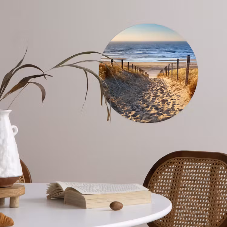 Behangcirkel - Strand - Zee - Nederland - Duinen - Zon — 4