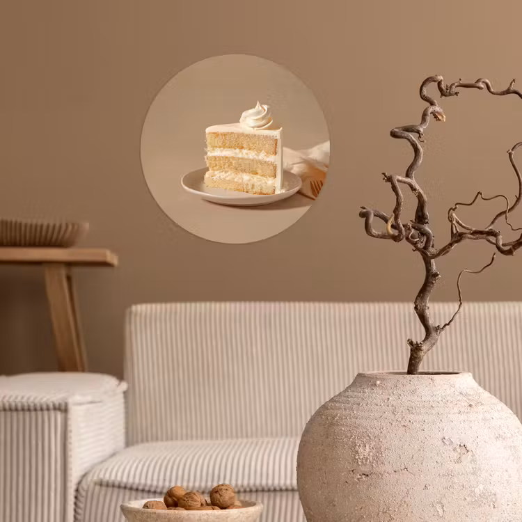Behangcirkel - Vanilletaart - Cake - Romig — 2