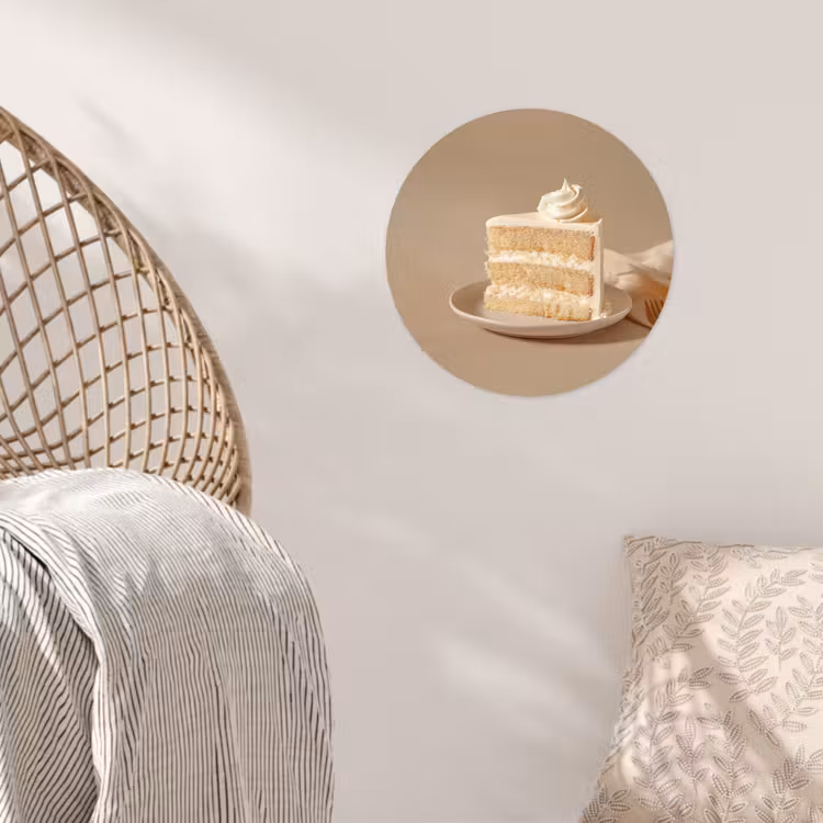 Behangcirkel - Vanilletaart - Cake - Romig — 5