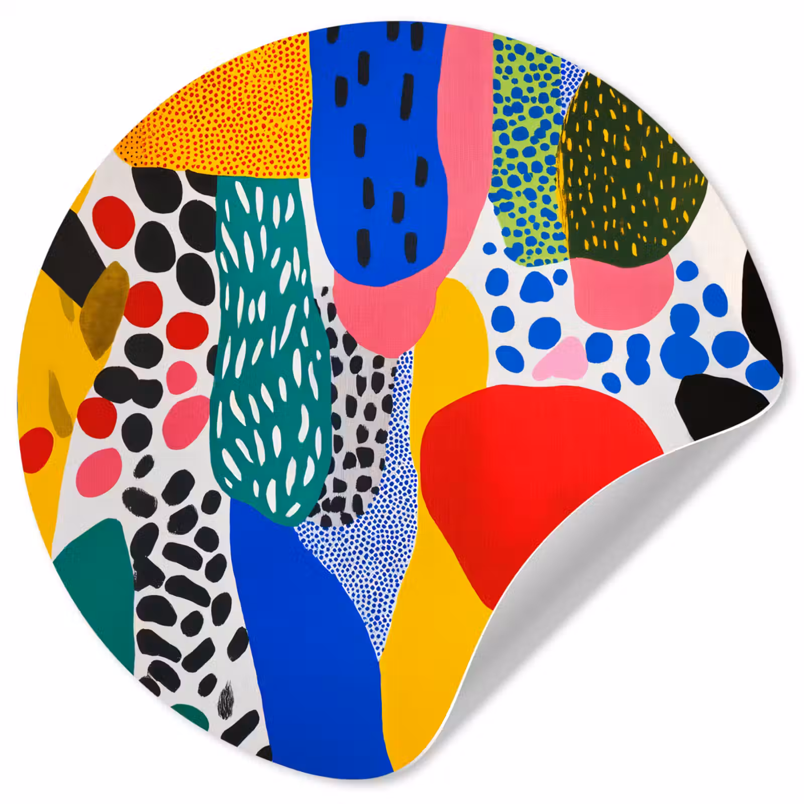 Behangcirkel - Stippen - Vormen - Modern - Kleuren — 1