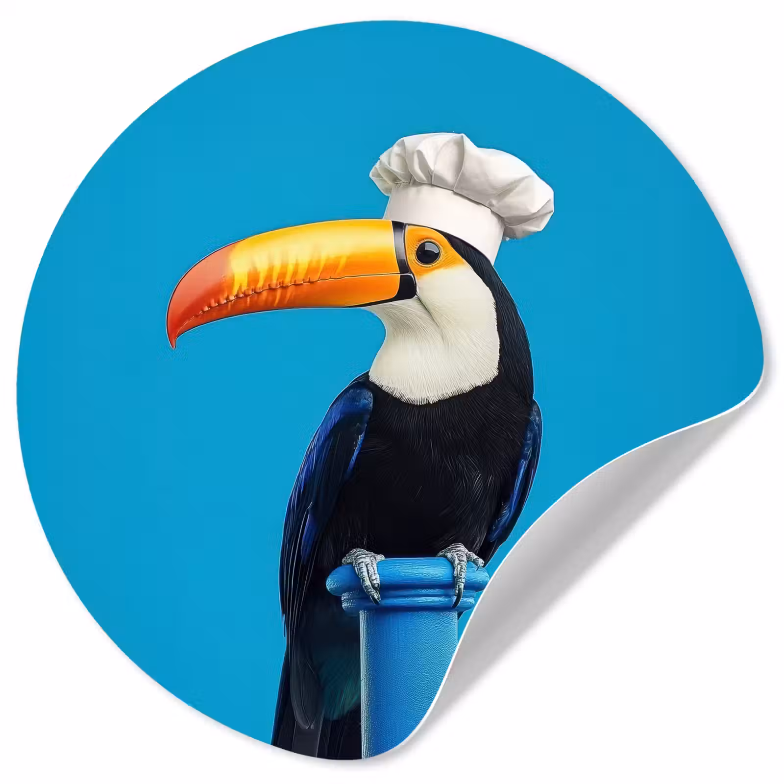 Behangcirkel - Tucan - Sokkel - Vogel - Koksmuts — 1