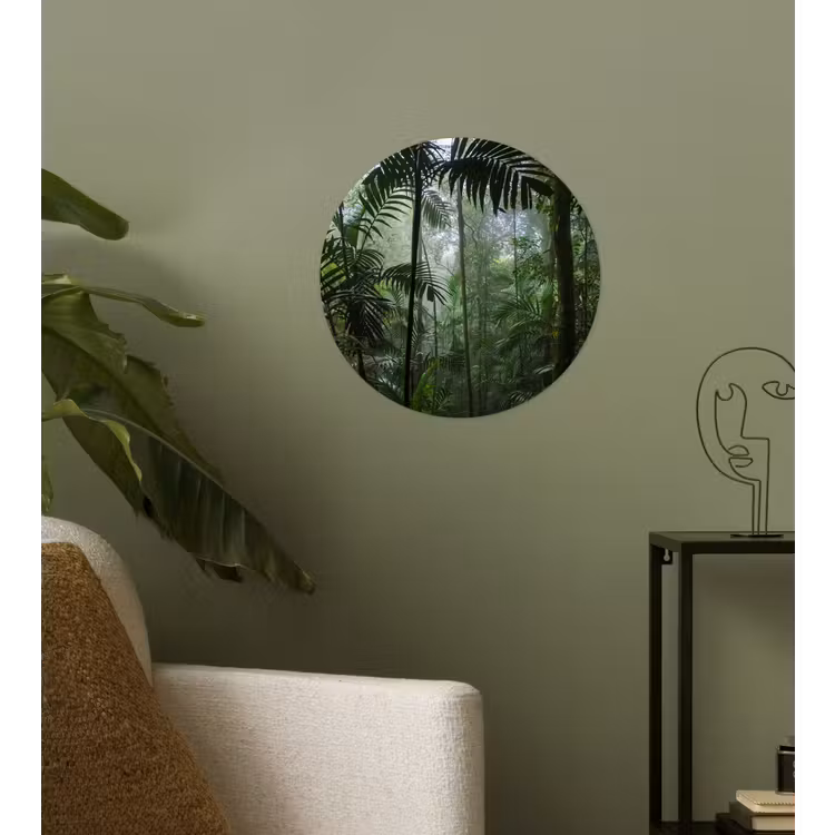 Behangcirkel - Regenwoud - Tropisch - Jungle - Bomen - Planten — 3