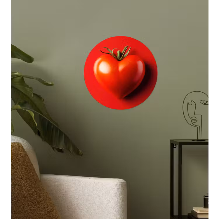 Behangcirkel - Tomaat - Rood - Hart — 3