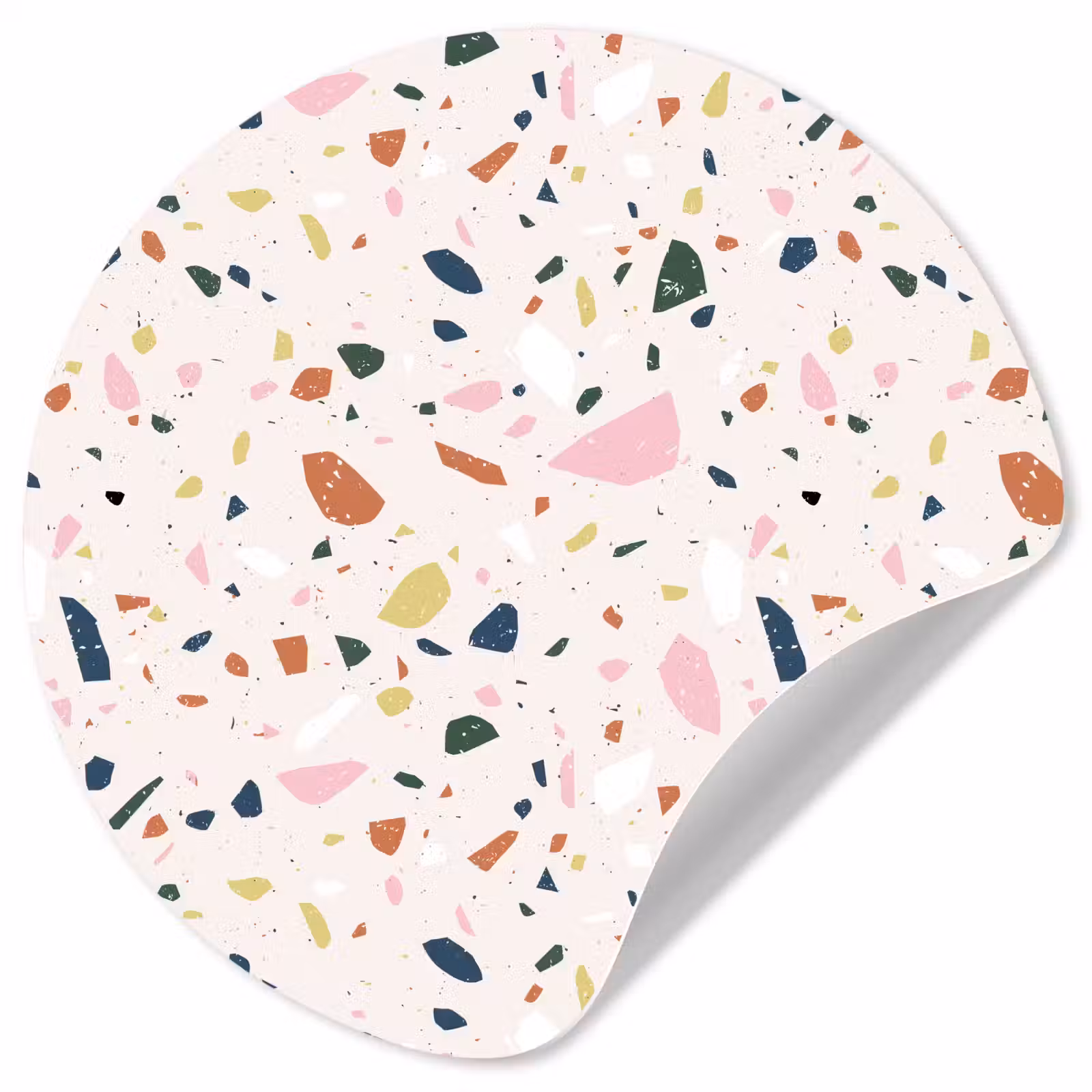 Behangcirkel - Terrazzo - Patroon - Kleurrijk — 1