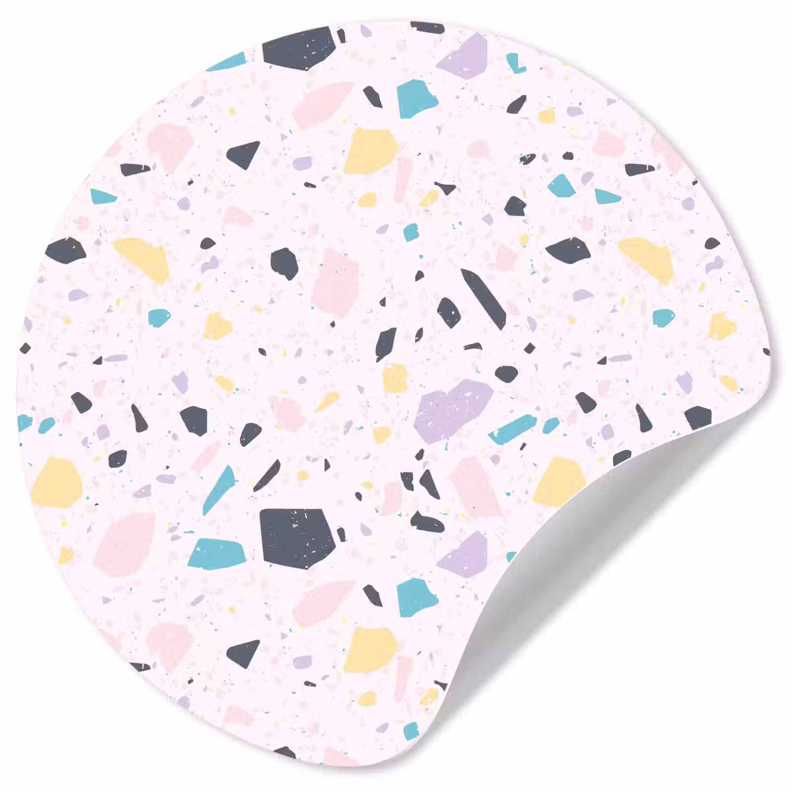 Behangcirkel - Terrazzo - Patroon - Zacht - Snoep — 1