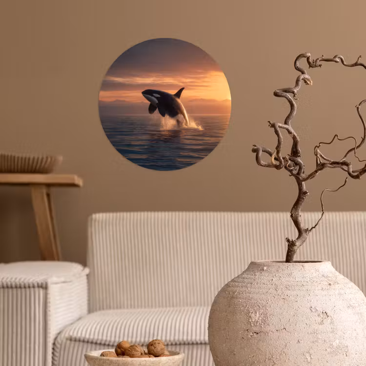 Behangcirkel - Orka - Zee - Zonsondergang — 2