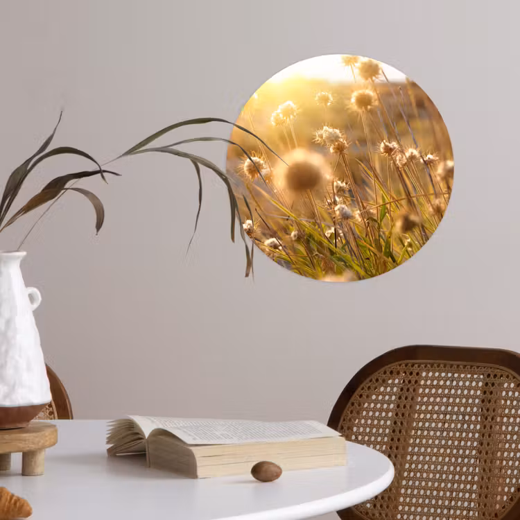 Behangcirkel - Planten - Natuur - Bloemen - Zon - Horizon — 4