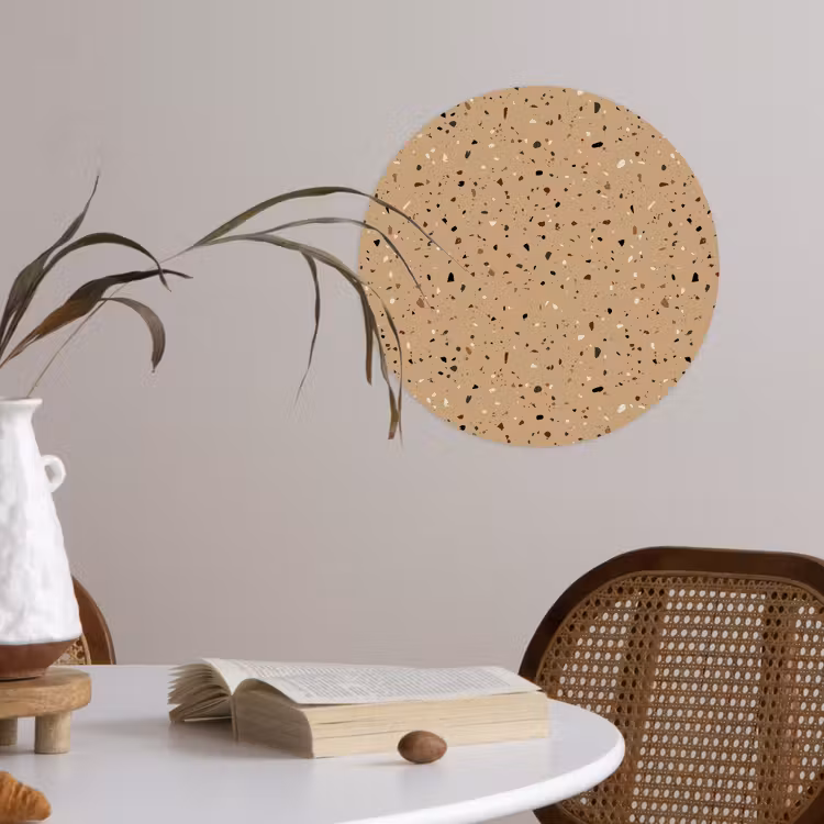 Behangcirkel - Terrazzo - Patroon - Beige — 4