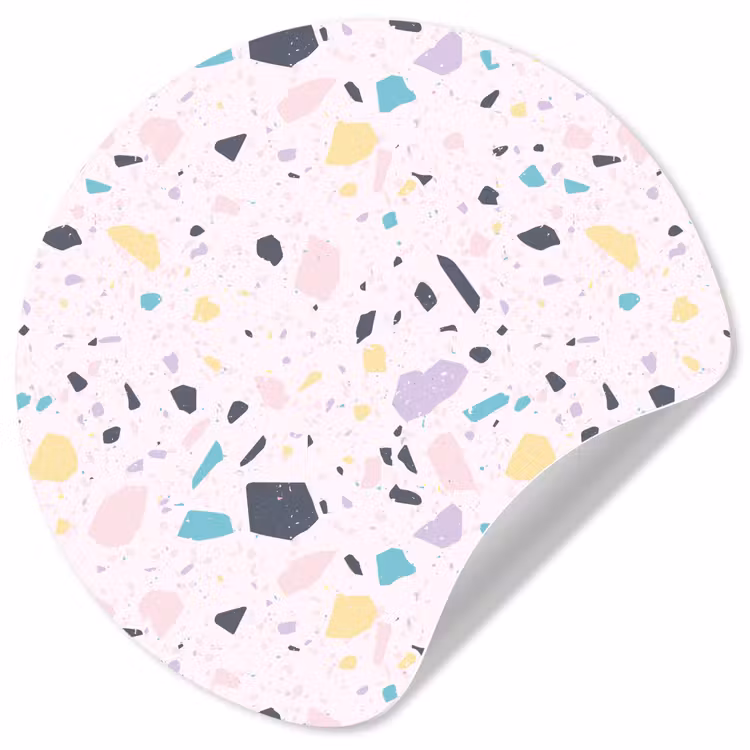 Behangcirkel - Terrazzo - Patroon - Zacht - Snoep — 1