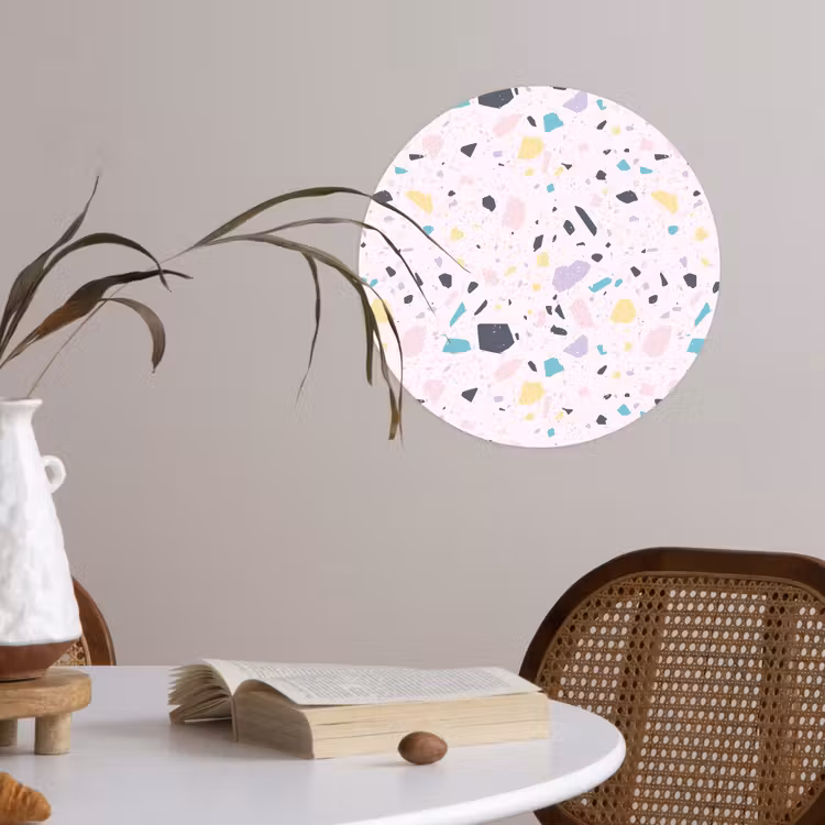 Behangcirkel - Terrazzo - Patroon - Zacht - Snoep — 4