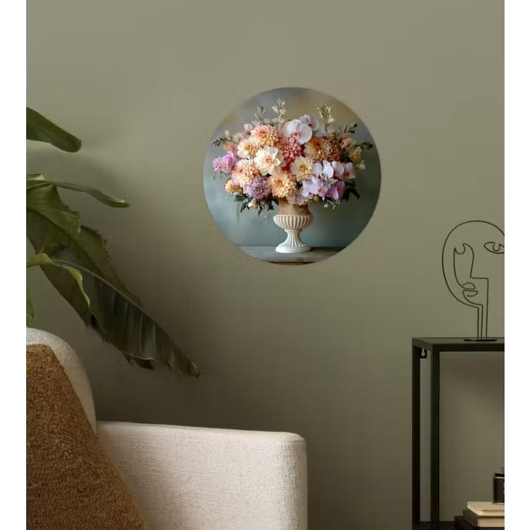 Behangcirkel - Orchidee - Boeket - Vaas - Bloemen — 3