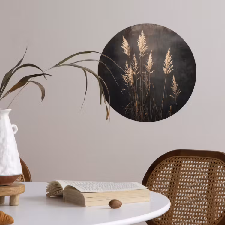 Behangcirkel - Siergras - Pluimen - Verlichting - Zwart — 4
