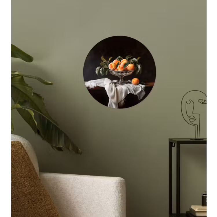 Behangcirkel - Stilleven - Perziken - Vintage — 3