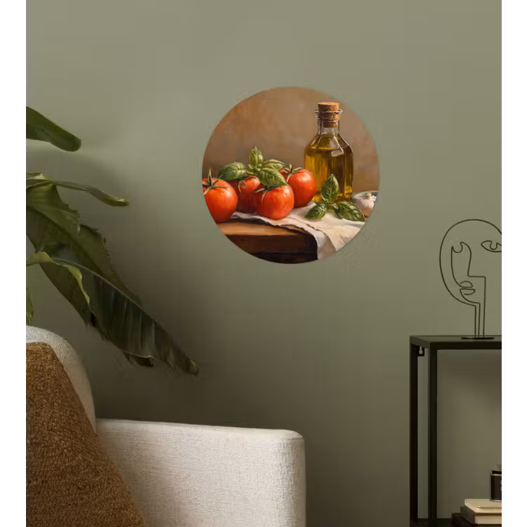 Behangcirkel - Tomaten - Olijfolie - Stilleven — 3