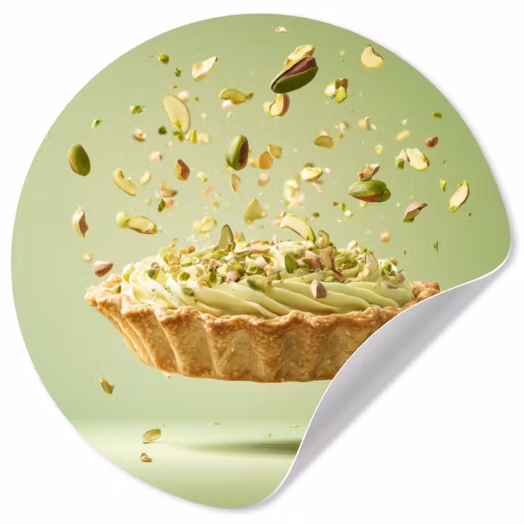 Behangcirkel - Pistache - Taart - Noten - Eten — 1