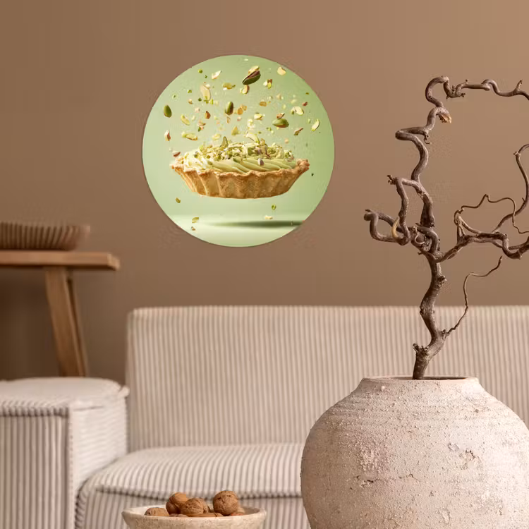Behangcirkel - Pistache - Taart - Noten - Eten — 2