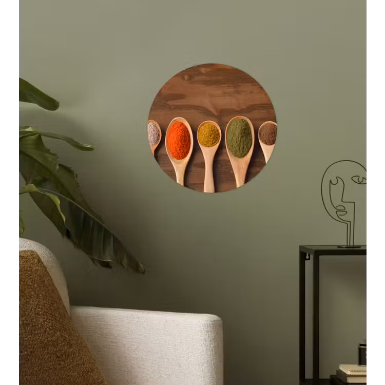Behangcirkel - Pollepel - Kruiden - Eten - Specerijen - Tafel — 3