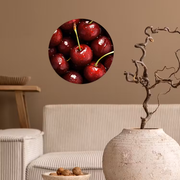 Behangcirkel - Rood - Fruit - Kersen — 2