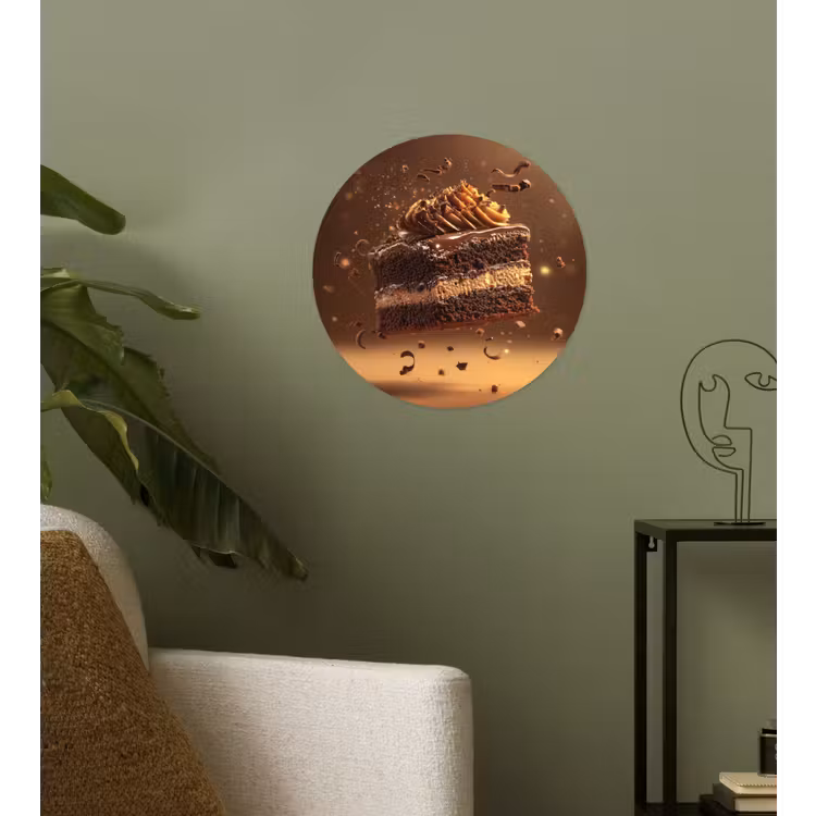 Behangcirkel - Taart - Chocolade - Eten - Brownie — 3