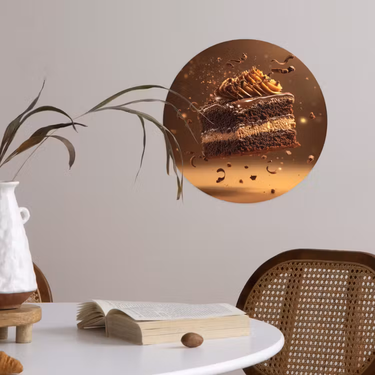 Behangcirkel - Taart - Chocolade - Eten - Brownie — 4