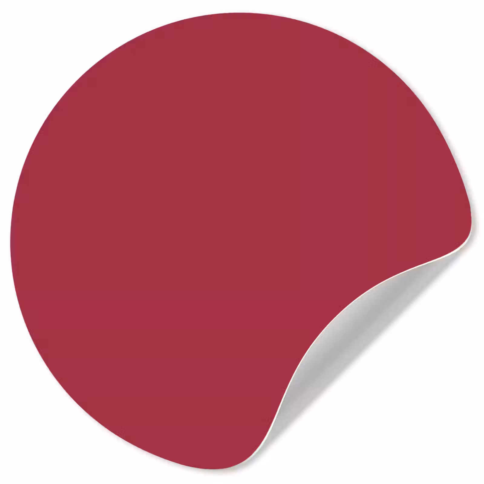 Behangcirkel - Rood - Effen kleur — 1